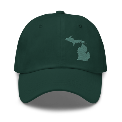 Michigan Dad Hat | Copper Green Outline