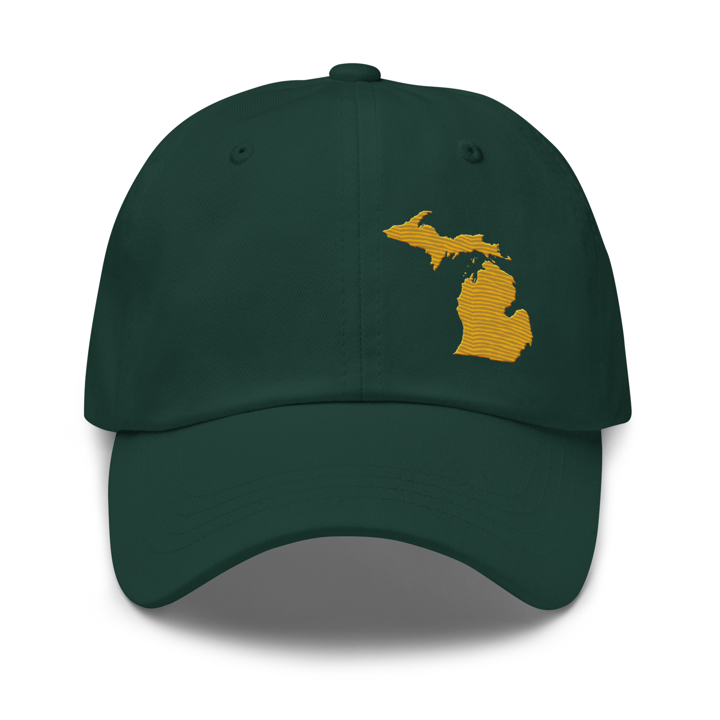 Michigan Dad Hat | Gold Outline