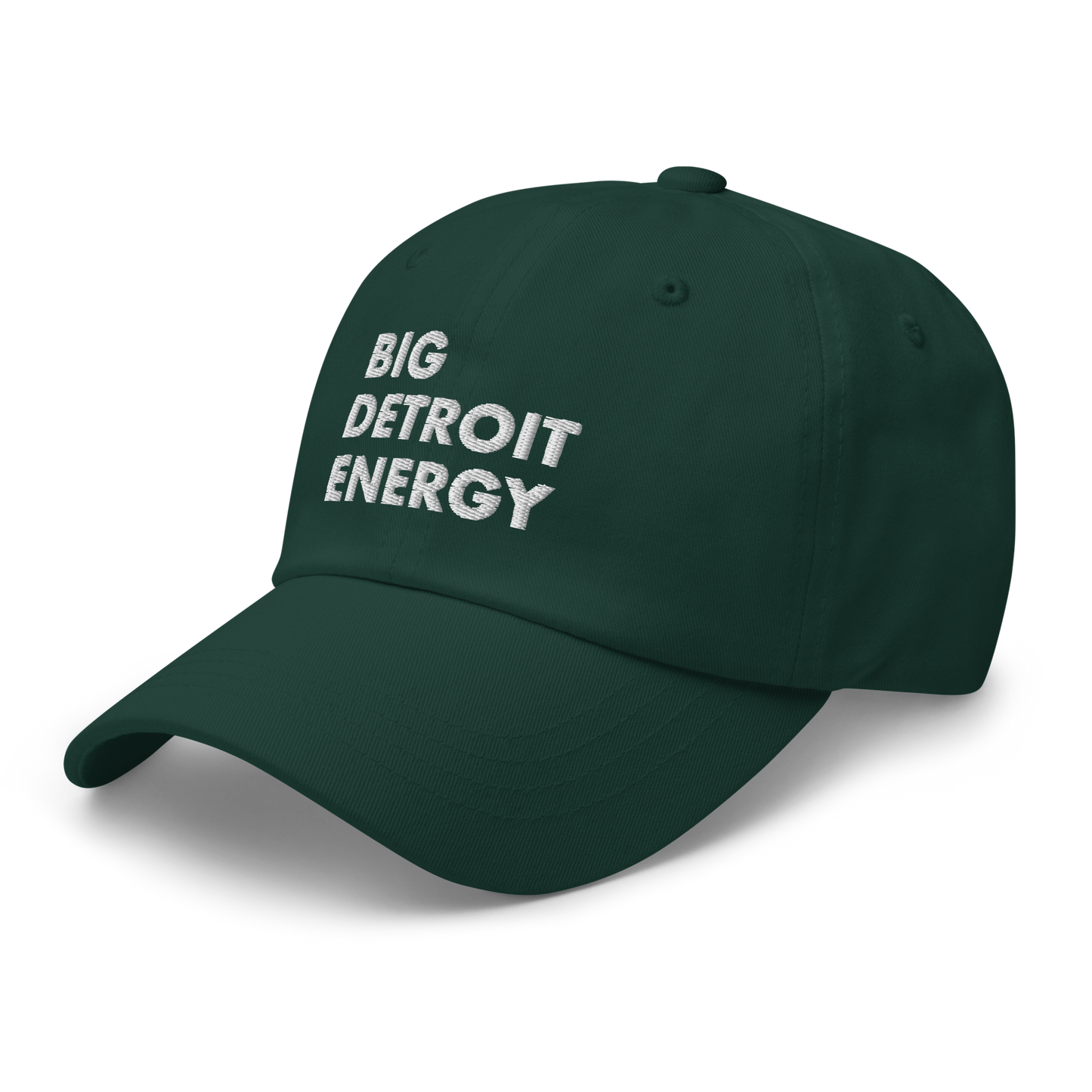 'Big Detroit Energy' Dad Hat (White Emb.)