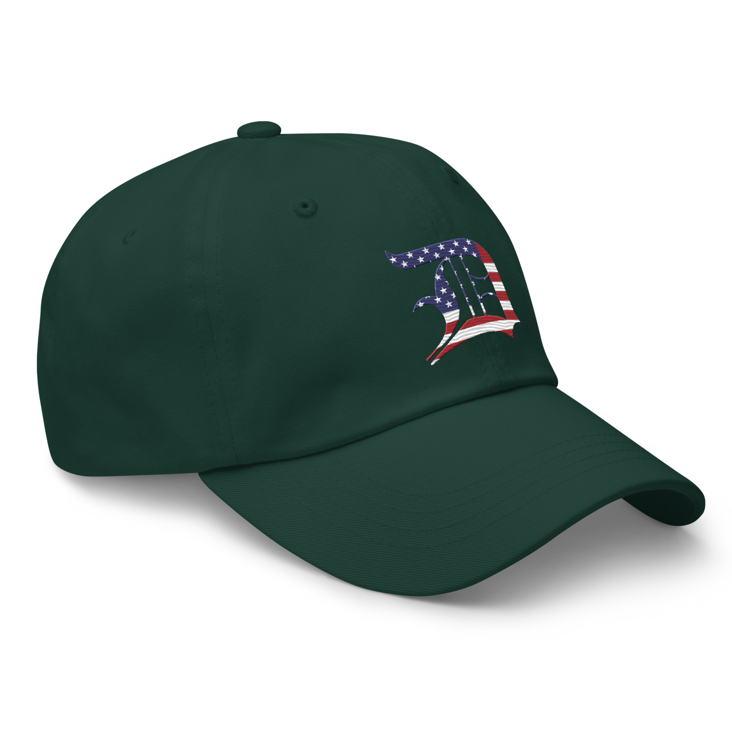 Detroit 'Old English D' Dad Hat (Patriotic Edition)