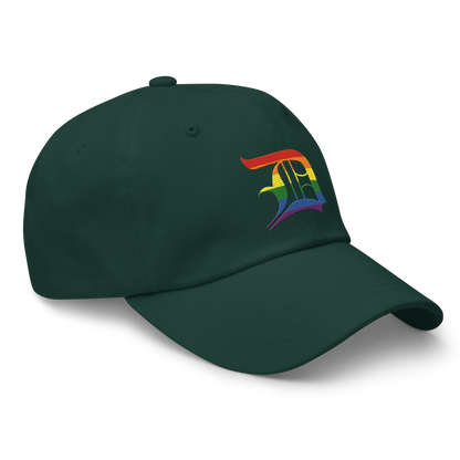 Detroit 'Old English D' Dad Hat (Rainbow Pride Edition)