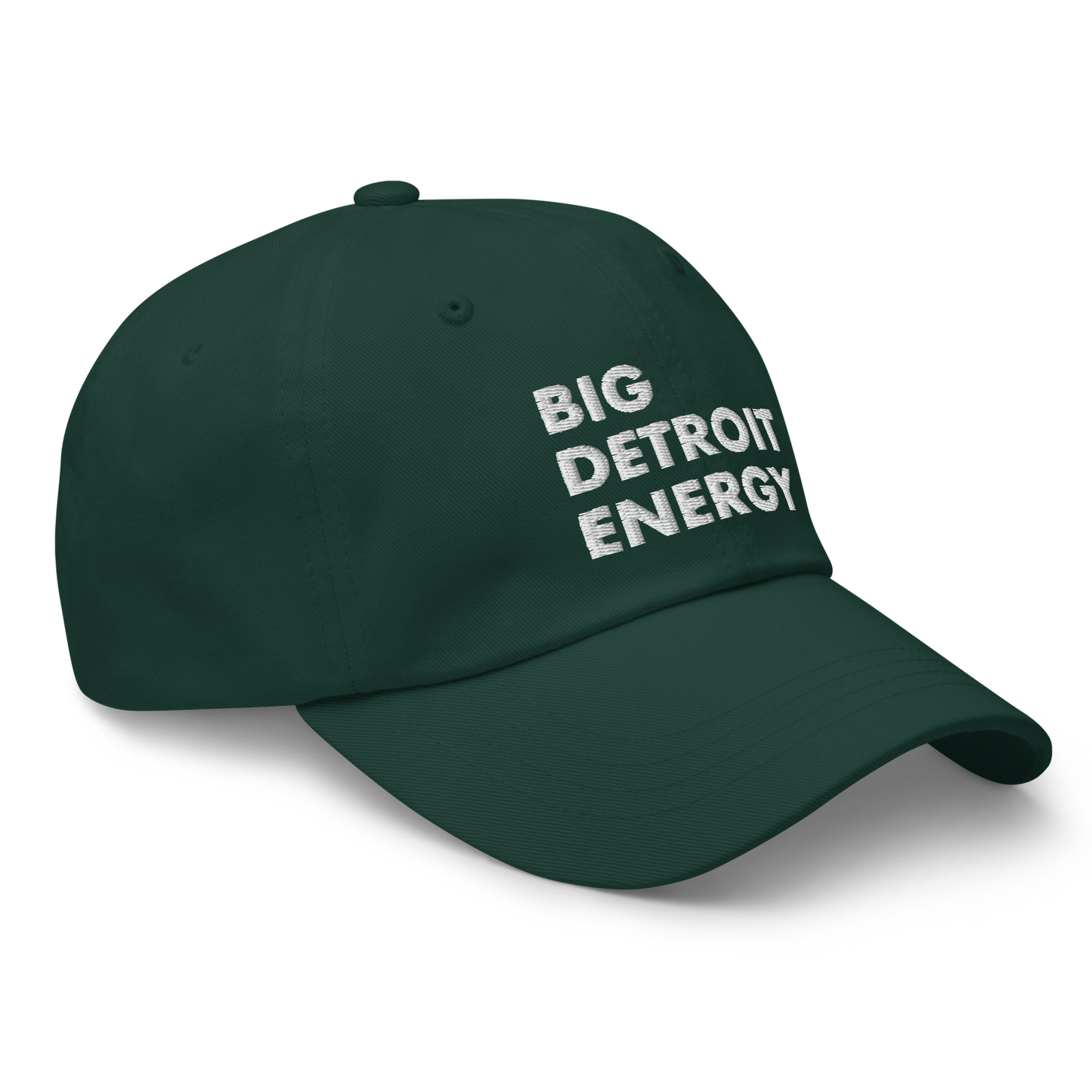 'Big Detroit Energy' Dad Hat (White Emb.)