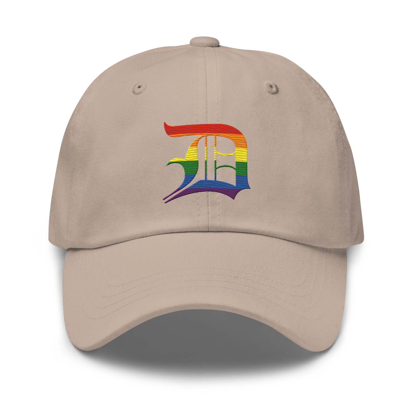 Detroit 'Old English D' Dad Hat (Rainbow Pride Edition)