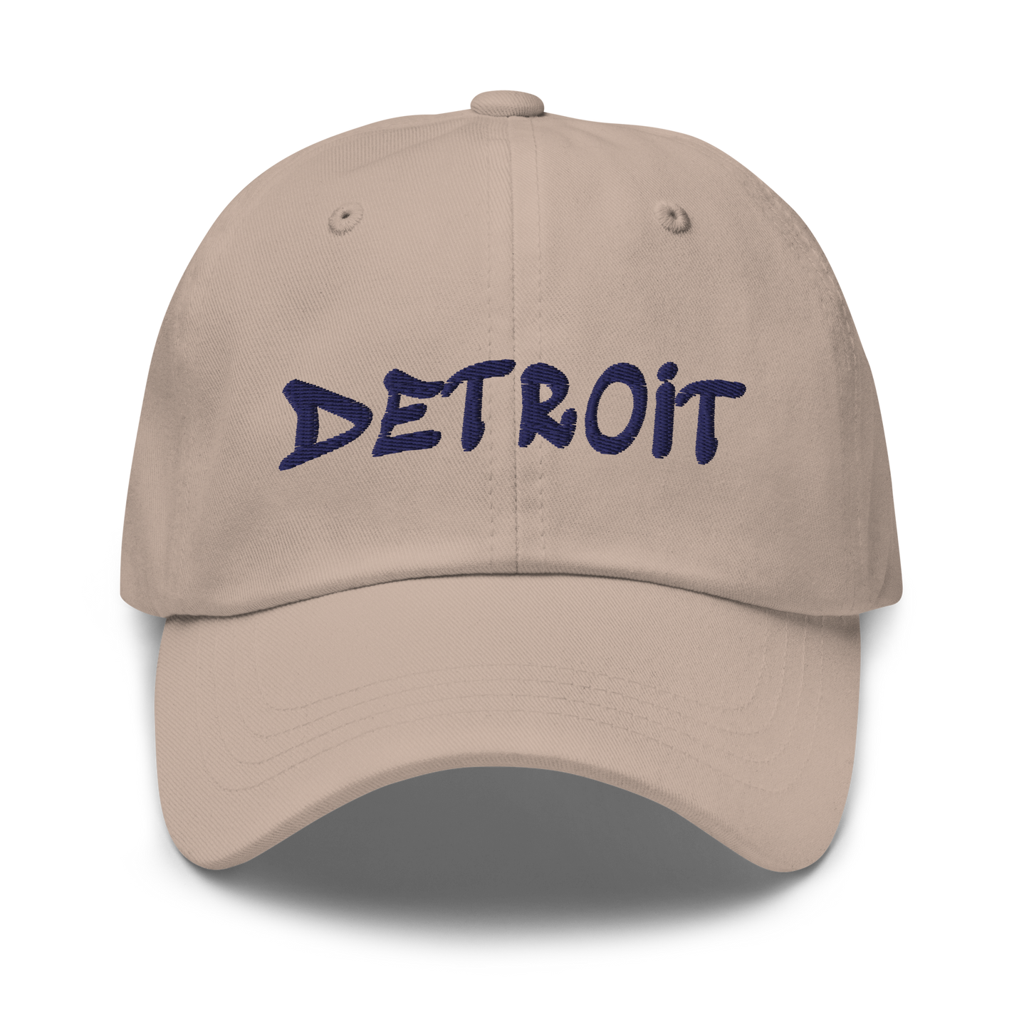 'Detroit' Dad Hat (Tag Font)