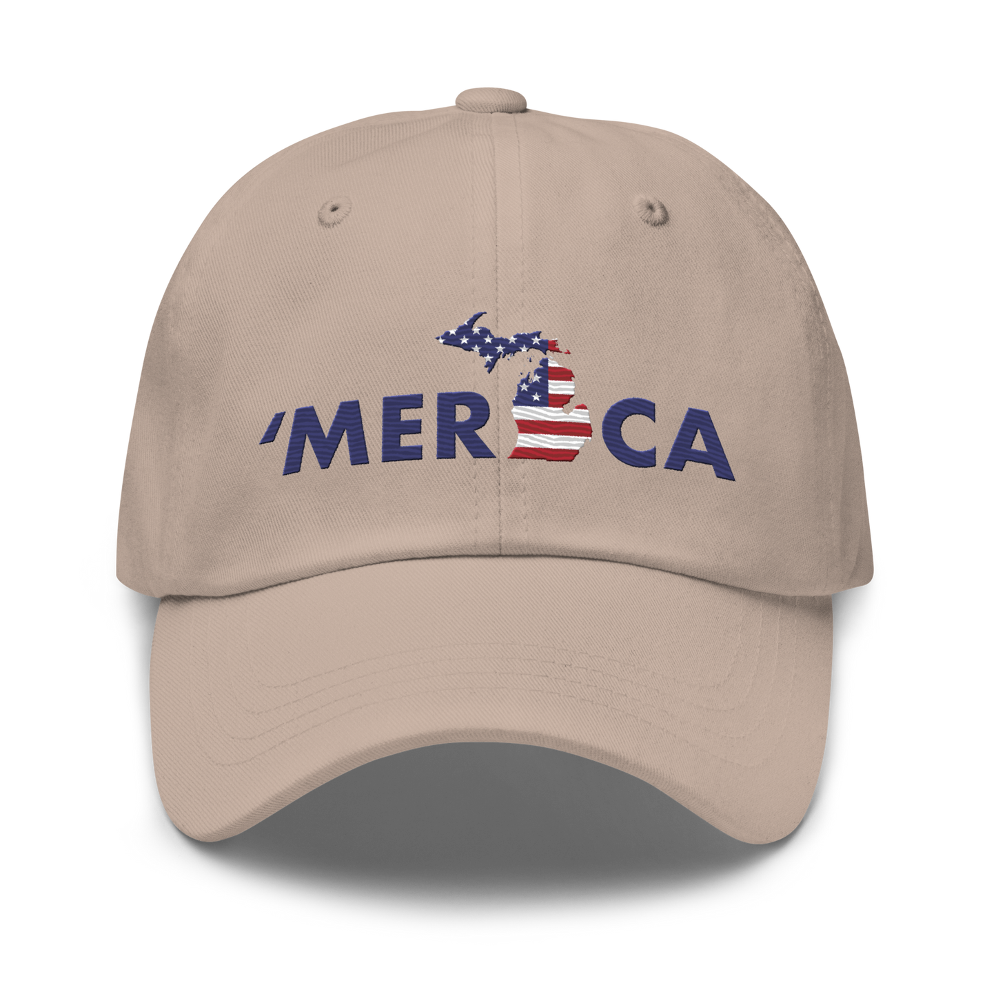 Michigan 'Merica' Dad Hat (Patriotic Edition)