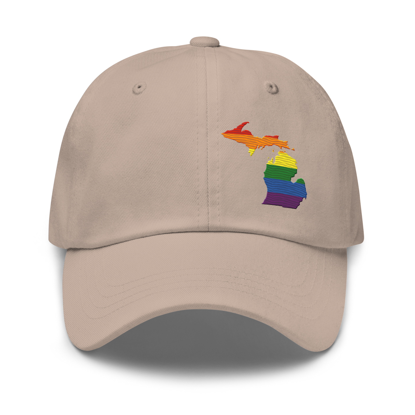 Michigan Dad Hat (Rainbow Pride Edition)