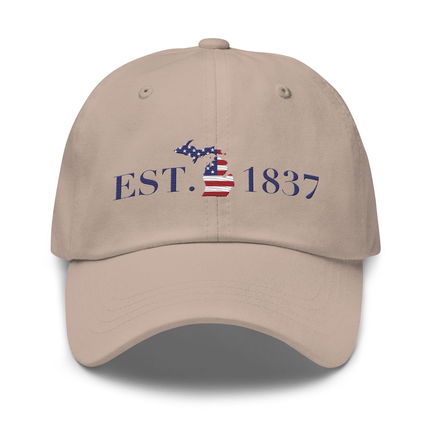 Michigan 'EST. 1837' Dad Hat (Patriotic Edition)