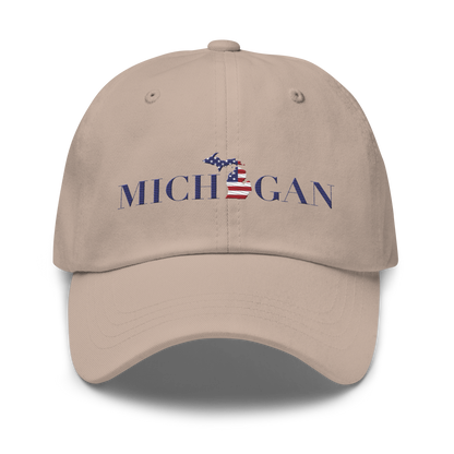 'Michigan' Dad Hat (Didone Patriotic Edition)