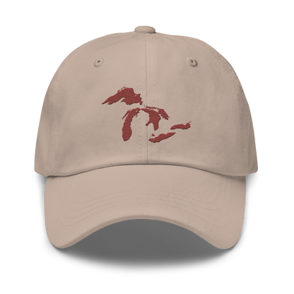 Great Lakes Dad Hat (Ore Dock Red)