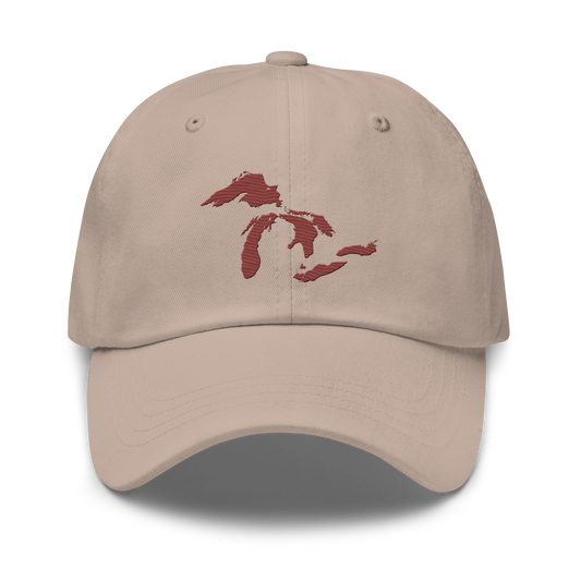 Great Lakes Dad Hat (Ore Dock Red)