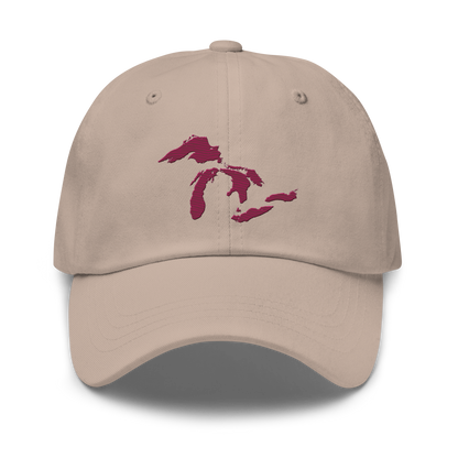 Great Lakes Dad Hat (Ruby Red)