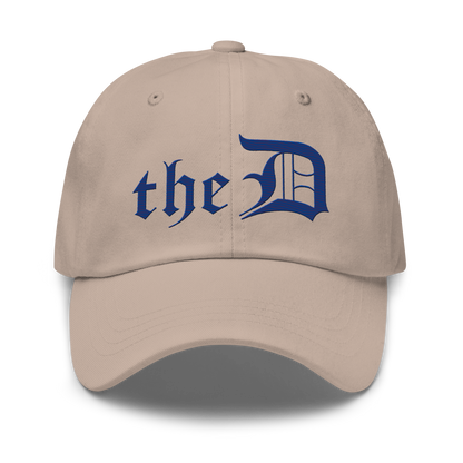 Detroit 'The D' Dad Hat | Dearborn Blue