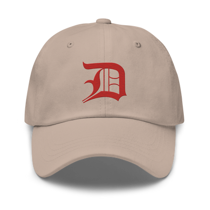 Detroit 'Old English D' Dad Hat (Aliform Red)