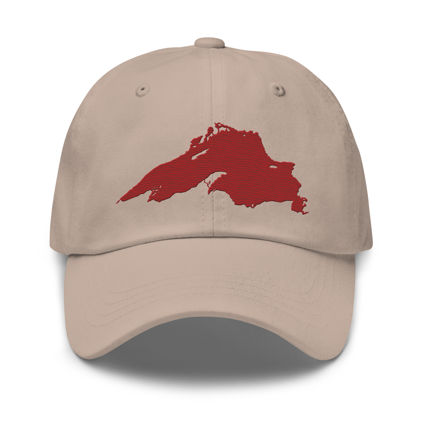 Lake Superior Dad Hat | Thimbleberry Red