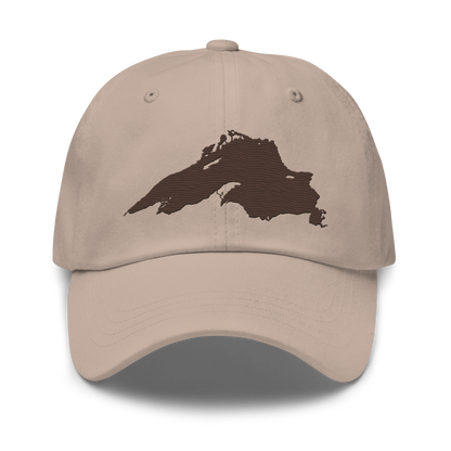 Lake Superior Dad Hat | Hickory Brown