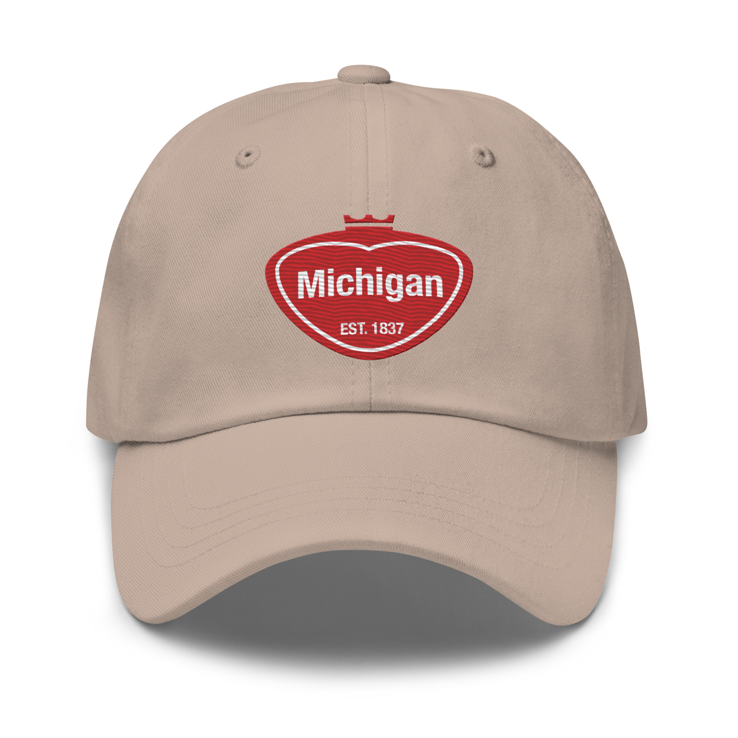 'Michigan EST 1837' Dad Hat (Local Pop Parody)