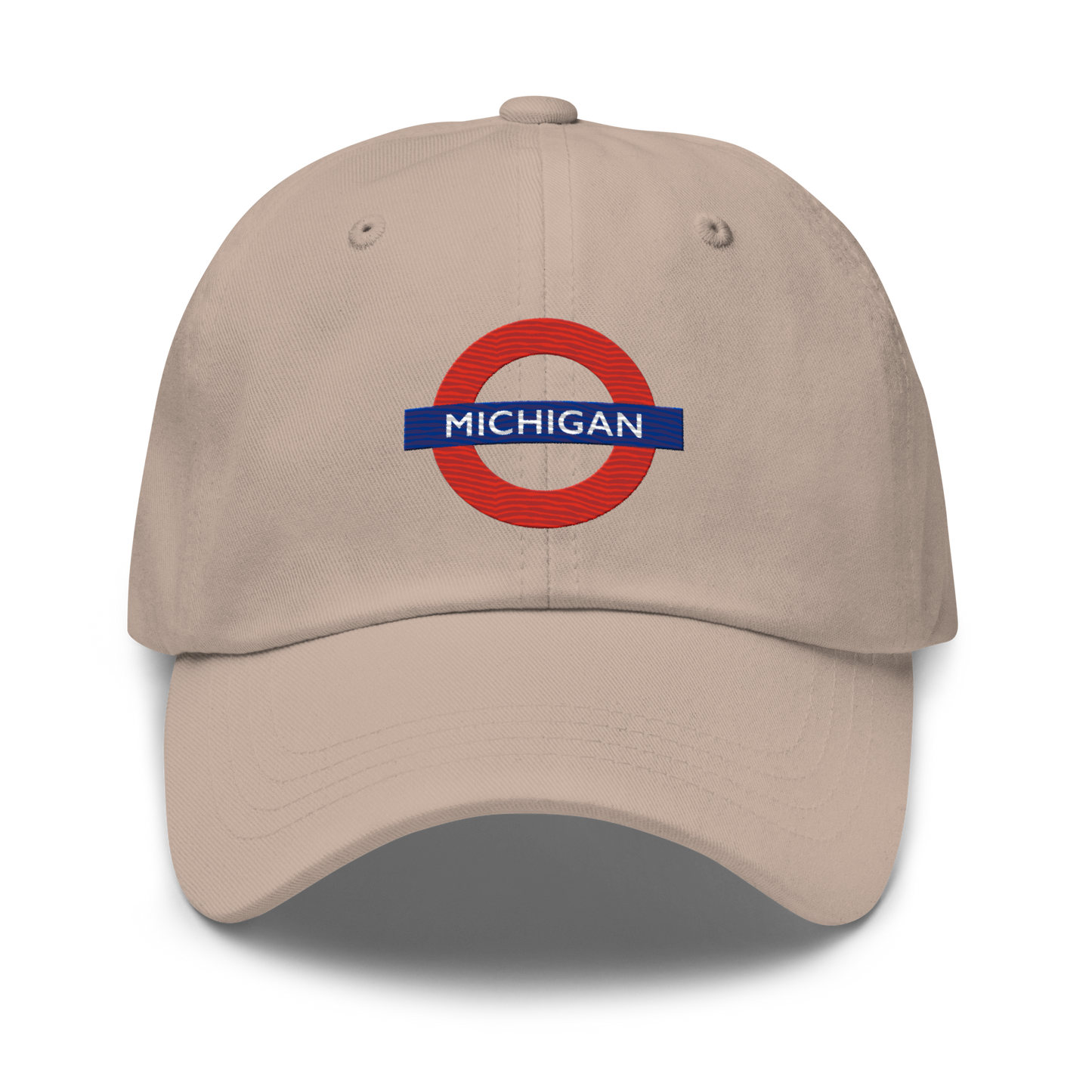 'Michigan' Dad Hat (London Tube Parody)