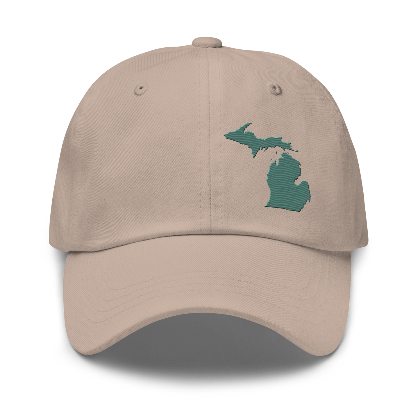 Michigan Dad Hat | Copper Green Outline