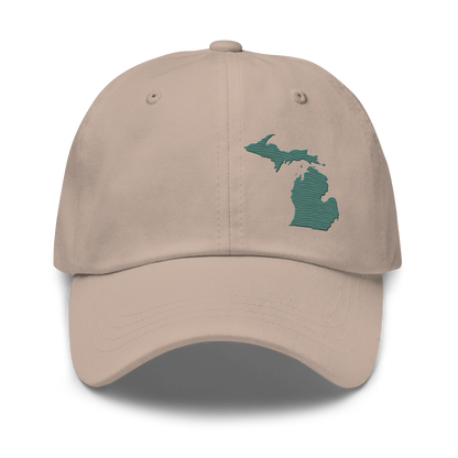 Michigan Dad Hat | Copper Green Outline