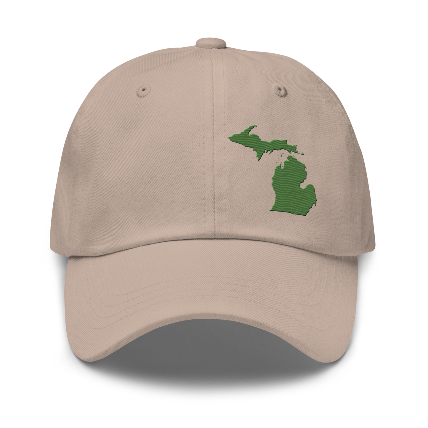 Michigan Dad Hat | Pine Green Outline