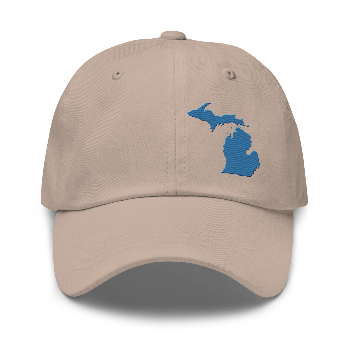 Michigan Dad Hat | Superior Blue Outline