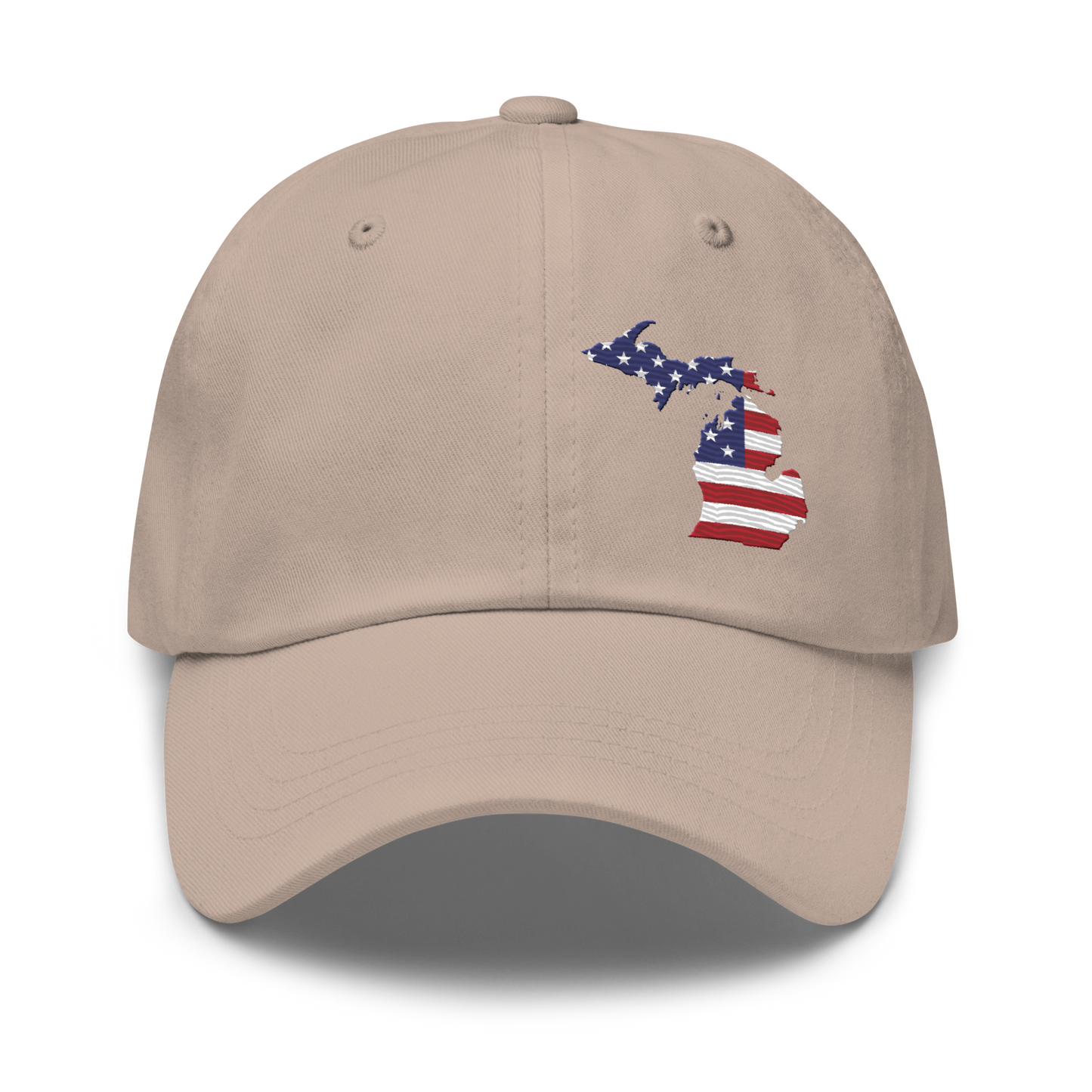 Michigan Dad Hat | Patriotic Outline