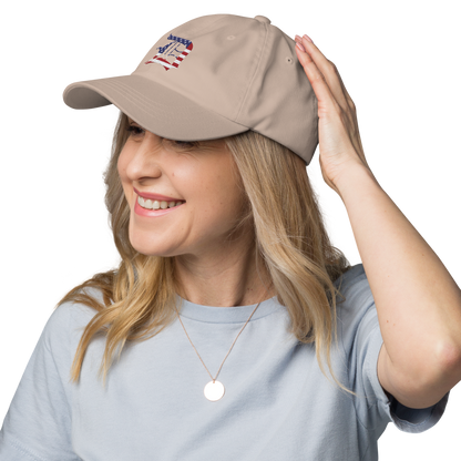 Detroit 'Old English D' Dad Hat (Patriotic Edition)