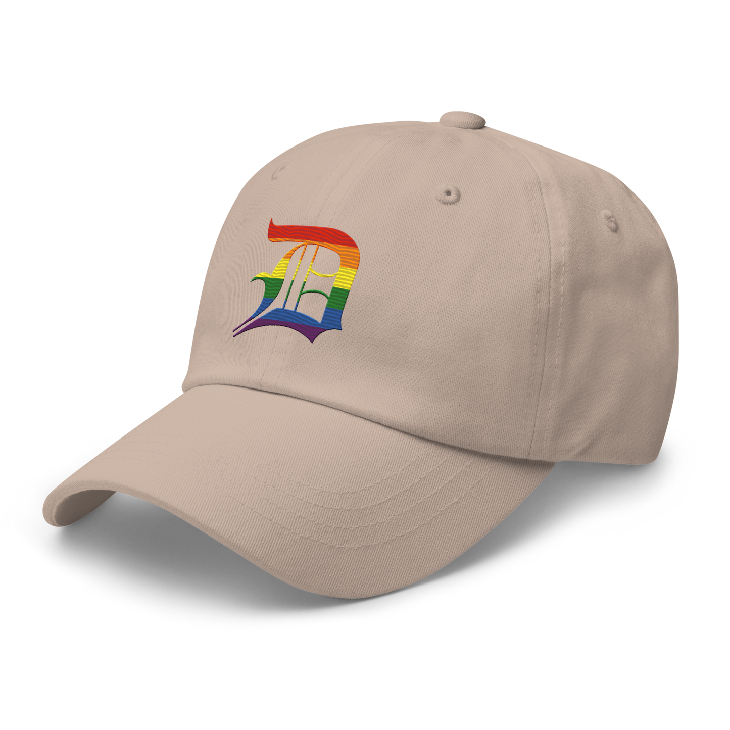 Detroit 'Old English D' Dad Hat (Rainbow Pride Edition)