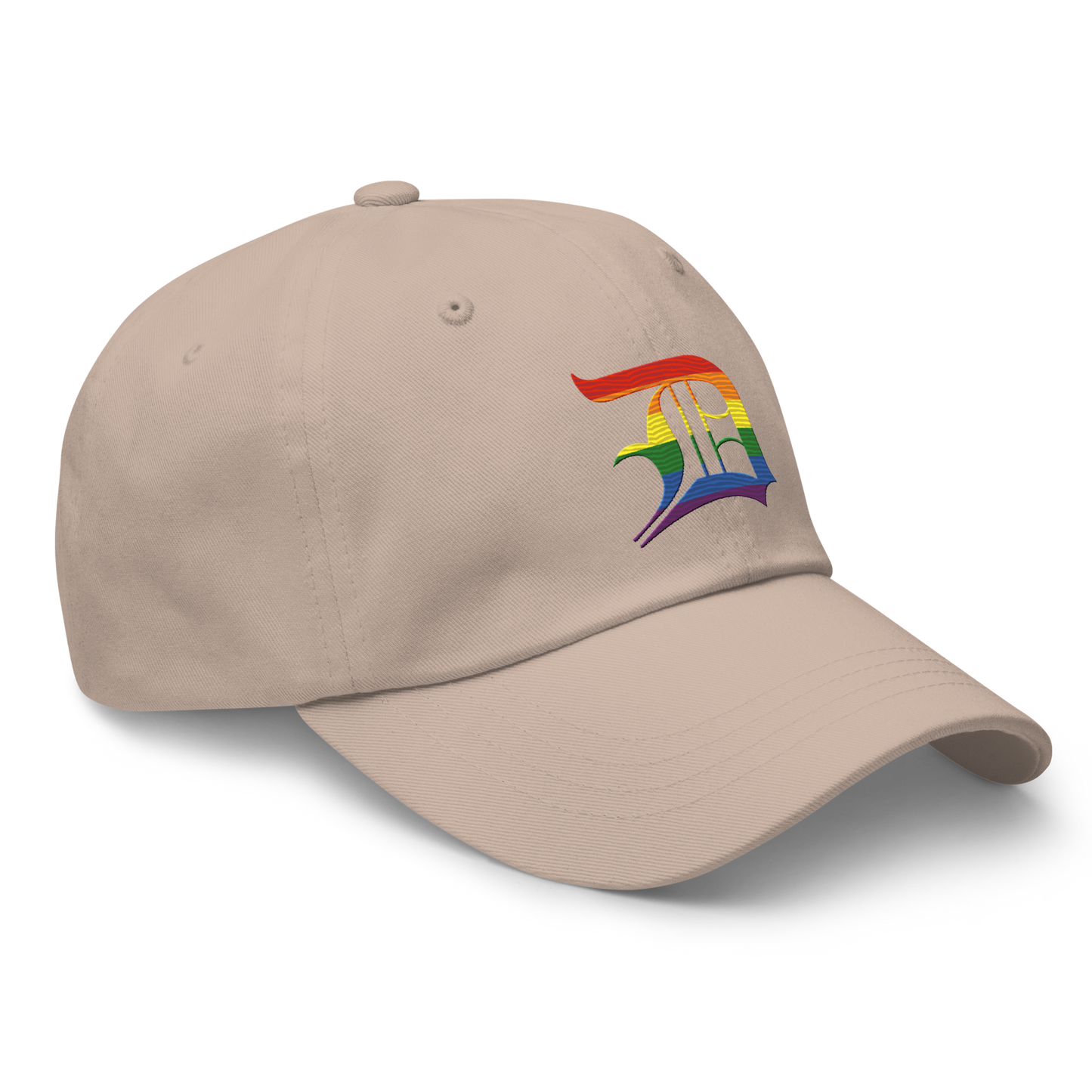 Detroit 'Old English D' Dad Hat (Rainbow Pride Edition)