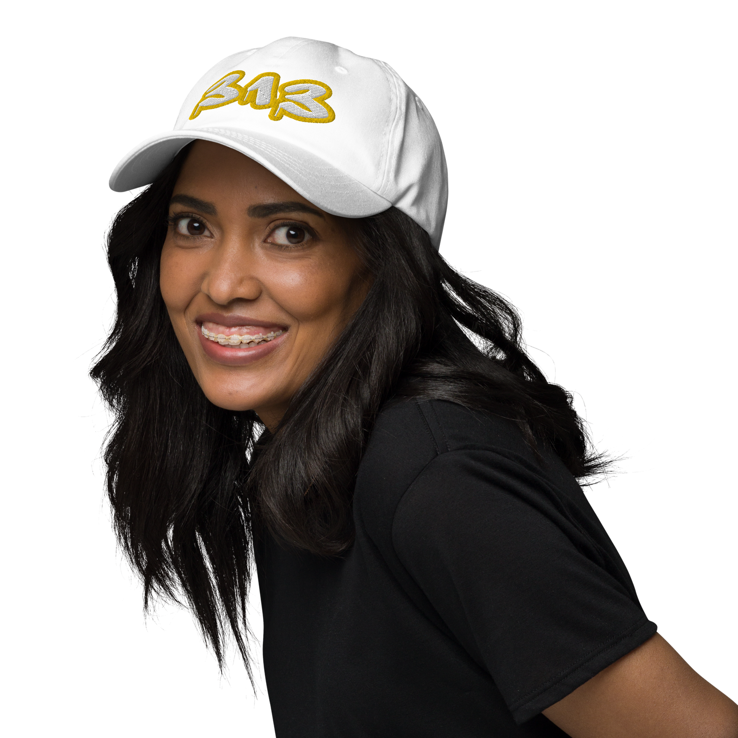 Detroit '313' Dad Hat (Tag Font w/ Gold Stroke)