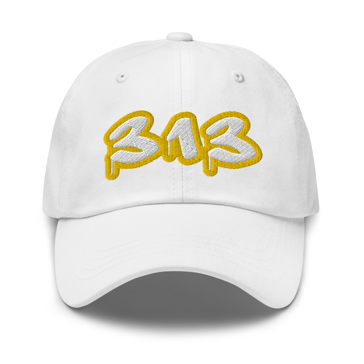 Detroit '313' Dad Hat (Tag Font w/ Gold Stroke)