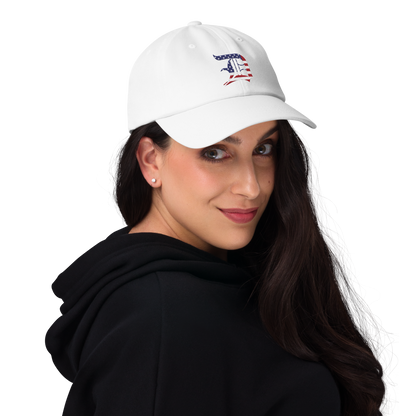 Detroit 'Old English D' Dad Hat (Patriotic Edition)