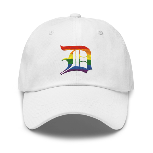 Detroit 'Old English D' Dad Hat (Rainbow Pride Edition)