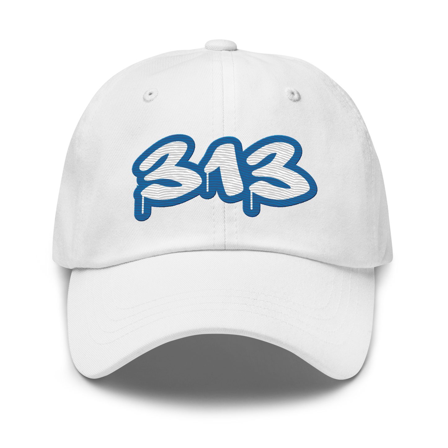 Detroit '313' Dad Hat (Azure Tag Font)