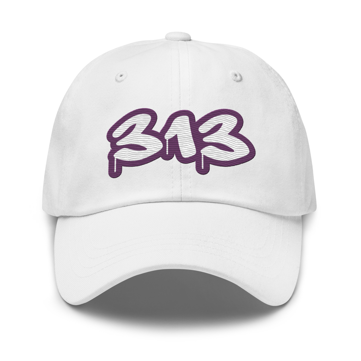 Detroit '313' Dad Hat (Plum Tag Font)