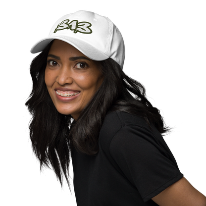 Detroit '313' Dad Hat (Army Green Tag Font)