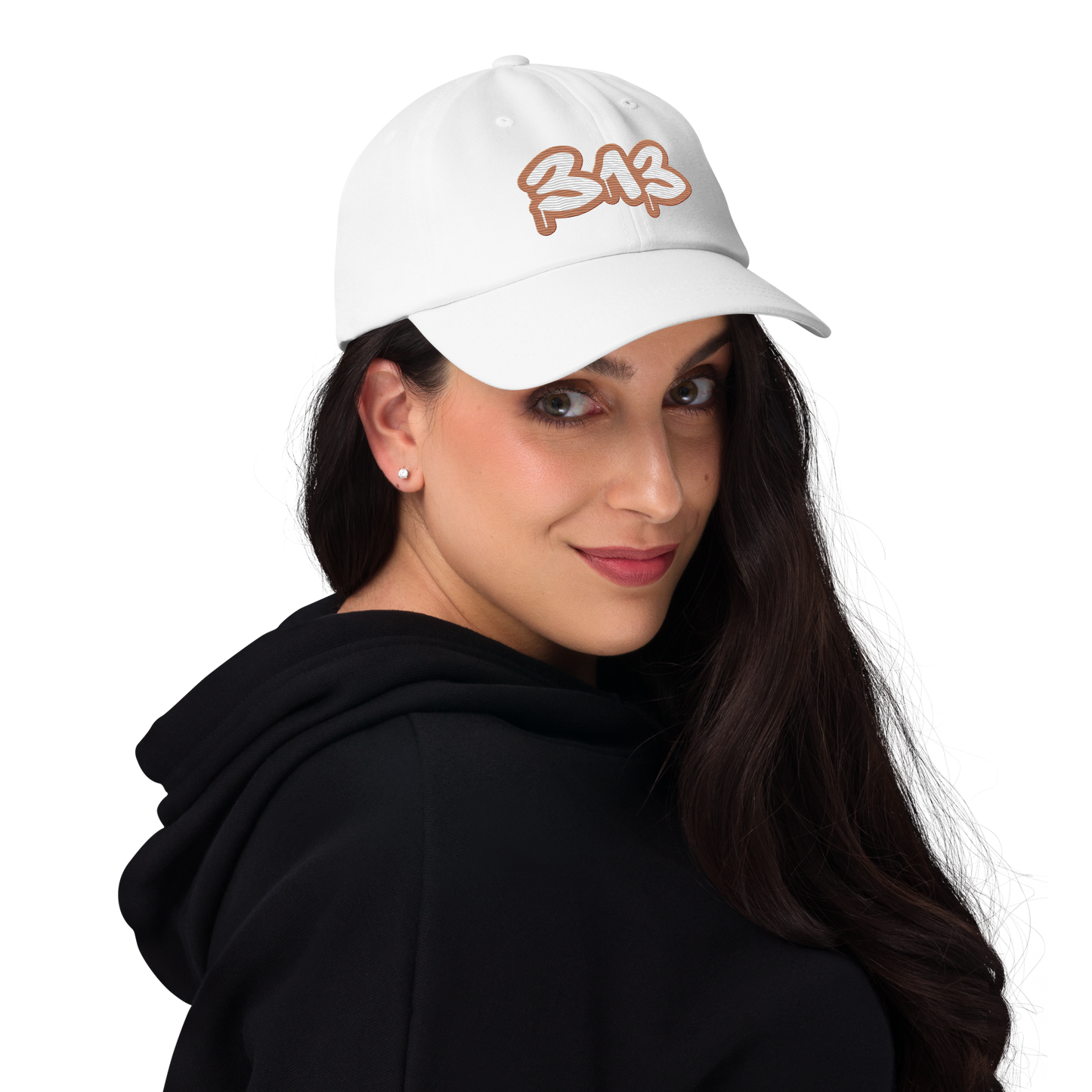 Detroit '313' Dad Hat (Copper Tag Font)