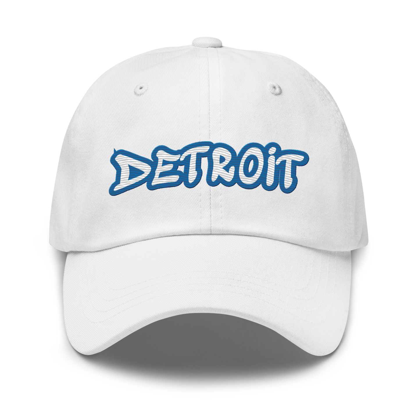 'Detroit' Dad Hat (Azure Tag Font)