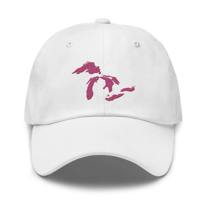 Great Lakes Dad Hat (Apple Blossom Pink)