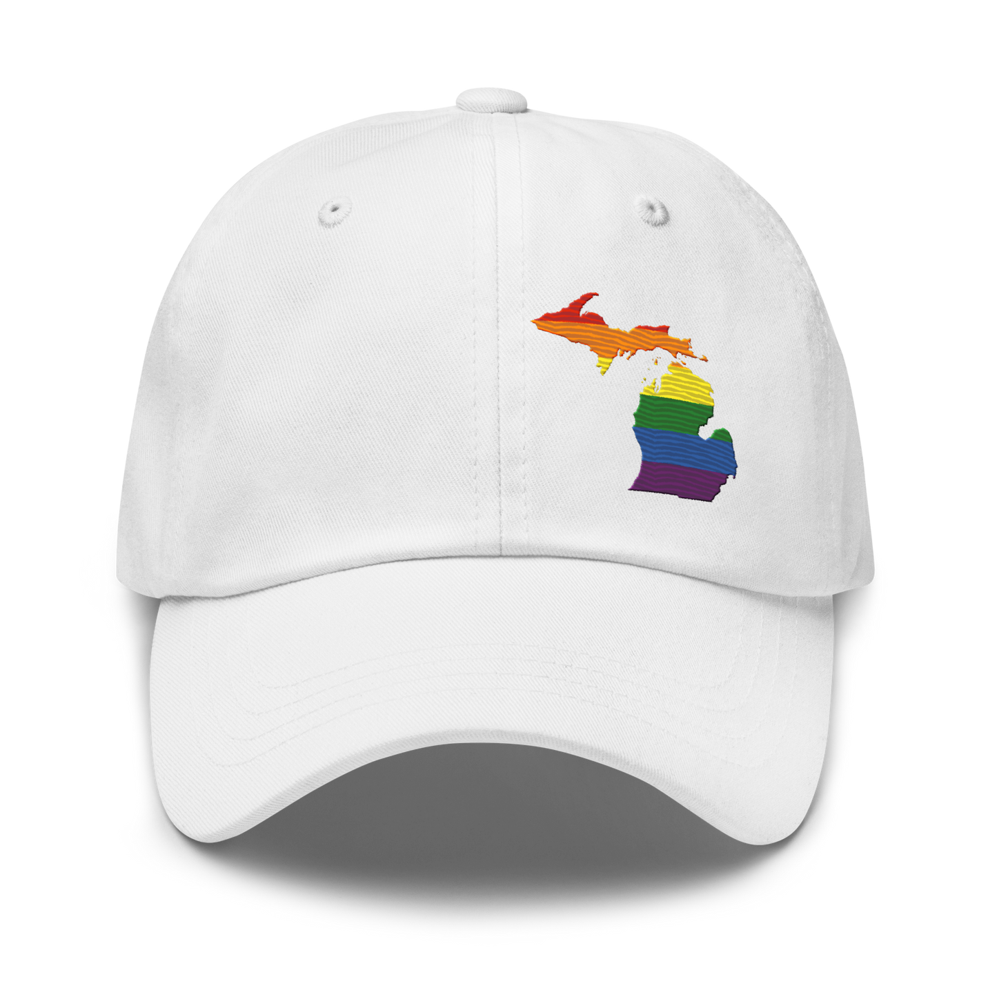 Michigan Dad Hat (Rainbow Pride Edition)