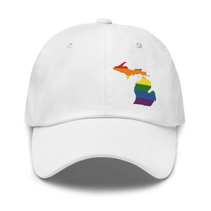 Michigan Dad Hat (Rainbow Pride Edition)