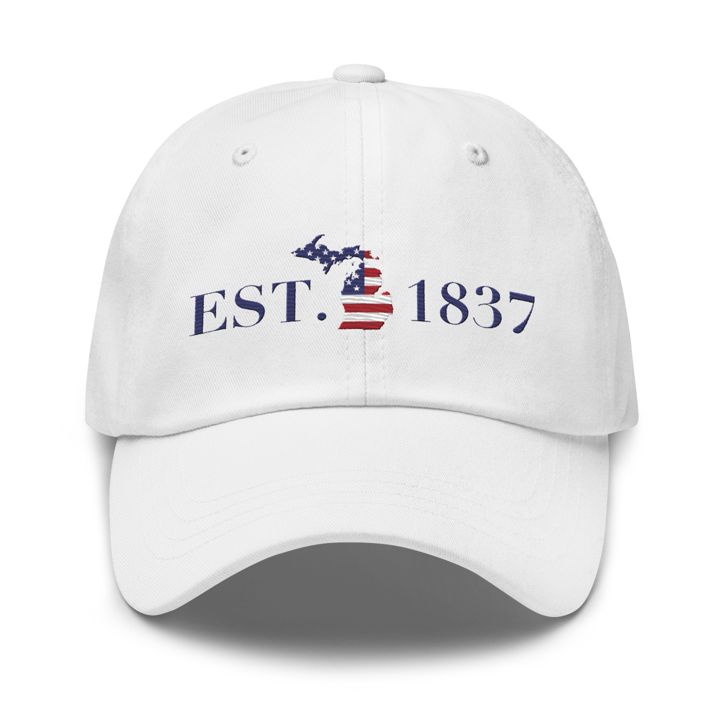 Michigan 'EST. 1837' Dad Hat (Patriotic Edition)