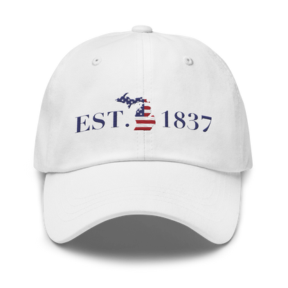 Michigan 'EST. 1837' Dad Hat (Patriotic Edition)