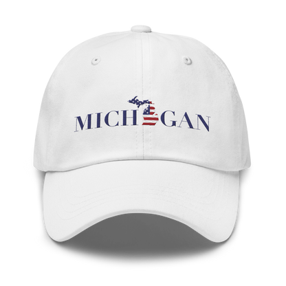 'Michigan' Dad Hat (Didone Patriotic Edition)