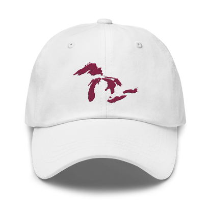 Great Lakes Dad Hat (Ruby Red)