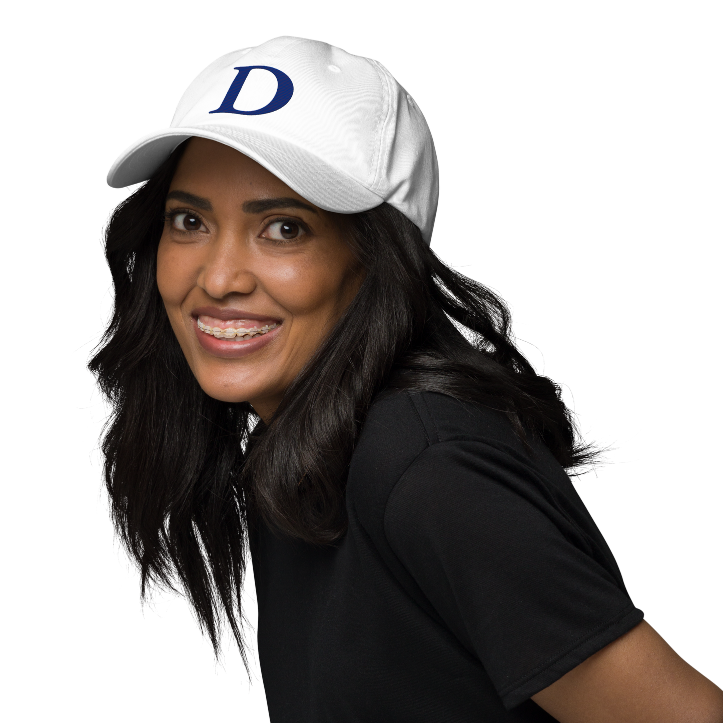 Detroit 'Old French D' Dad Hat (Bourbon Blue)