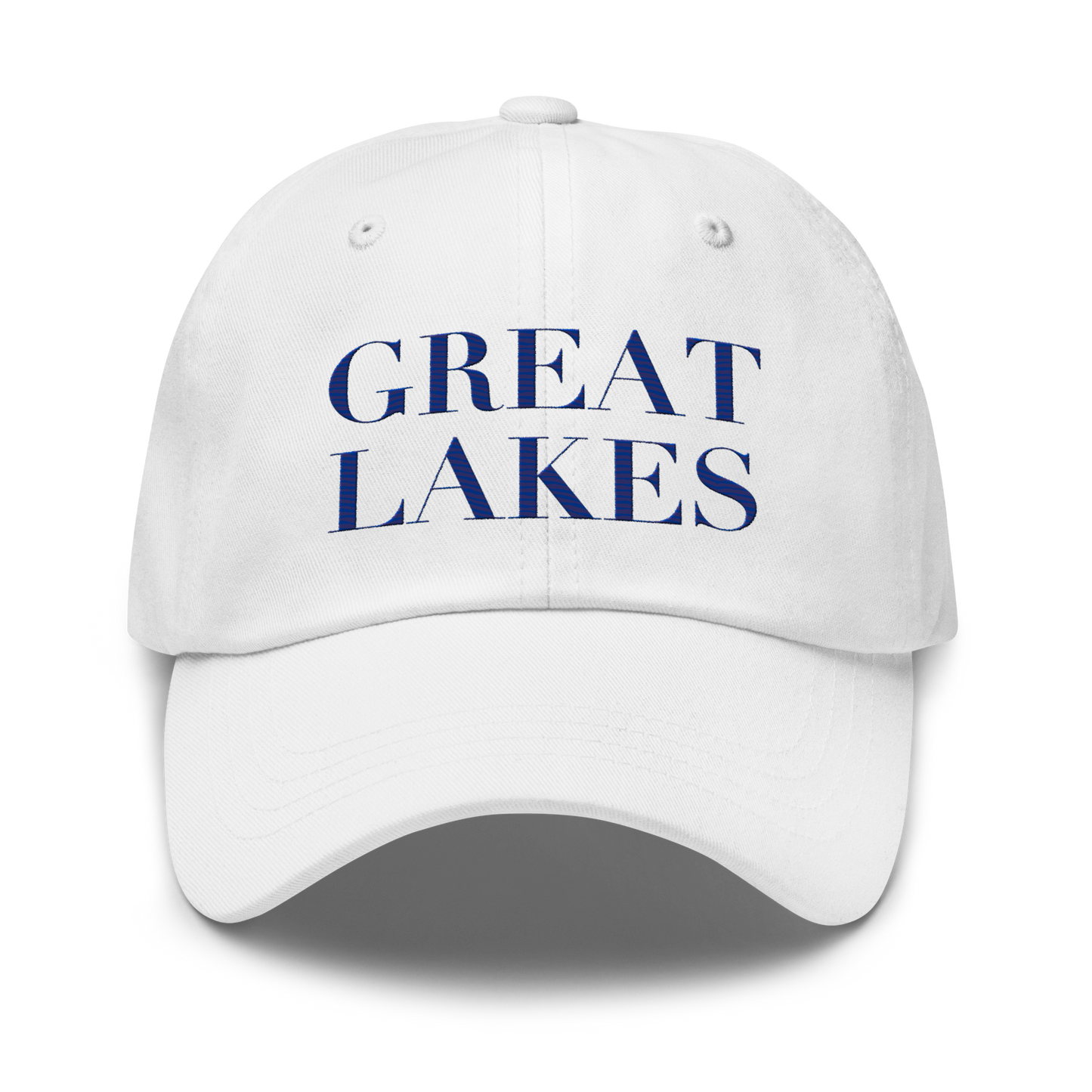 'Great Lakes' Dad Hat (Didone Font) | Bourbon Blue