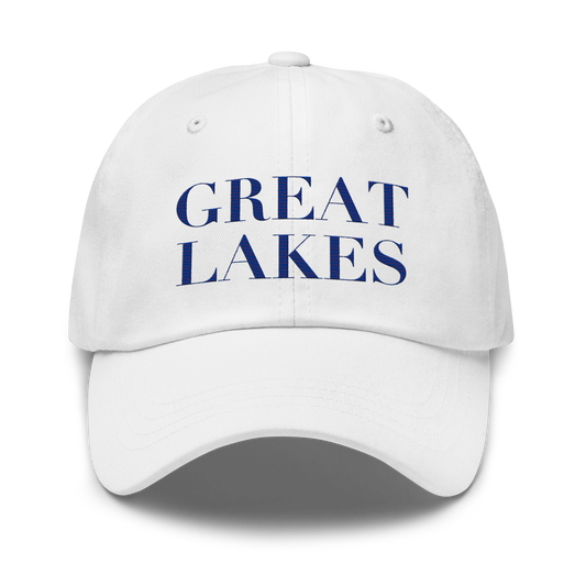 'Great Lakes' Dad Hat (Didone Font) | Bourbon Blue