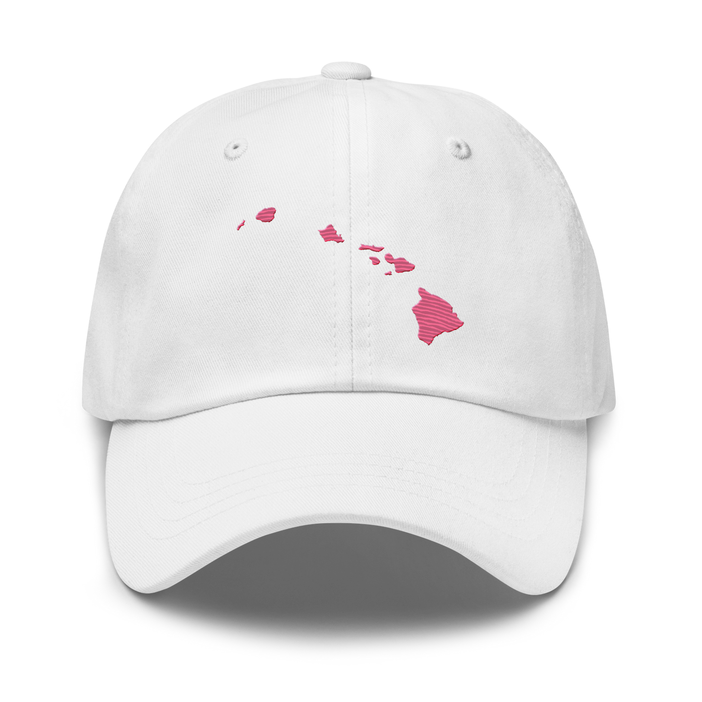 Hawaii Dad Hat (Hibiscus Pink)