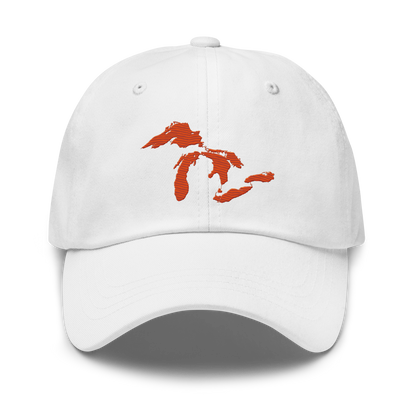 Great Lakes Dad Hat (Maple Leaf Orange)